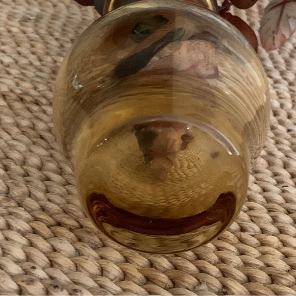 Amber glass vase - Picture 3 of 4